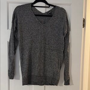 Express Charcoal Knit Sweater
